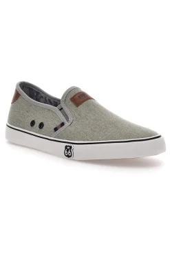 Sneakers Slip-On Grigie Route 66 01805