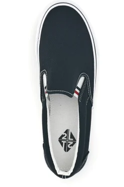 Sneakers Slip-On Nere in Tessuto 2t2l 24X030