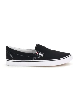Sneakers Slip-On Nere in Tessuto 2t2l 24X030