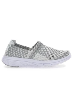 Sneakers Slip-on Overland 640 Bianche e Grigie
