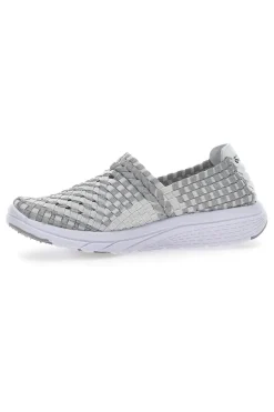 Sneakers Slip-on Overland 640 Bianche e Grigie
