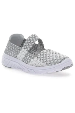 Sneakers Slip-on Overland 9610 Bianche e Grigie