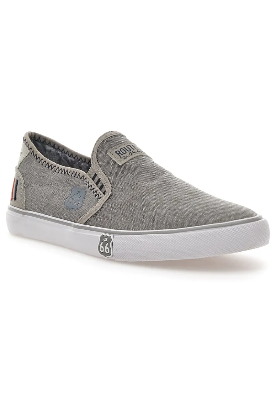 Sneakers Slip-on Route 66 21808 Grigie