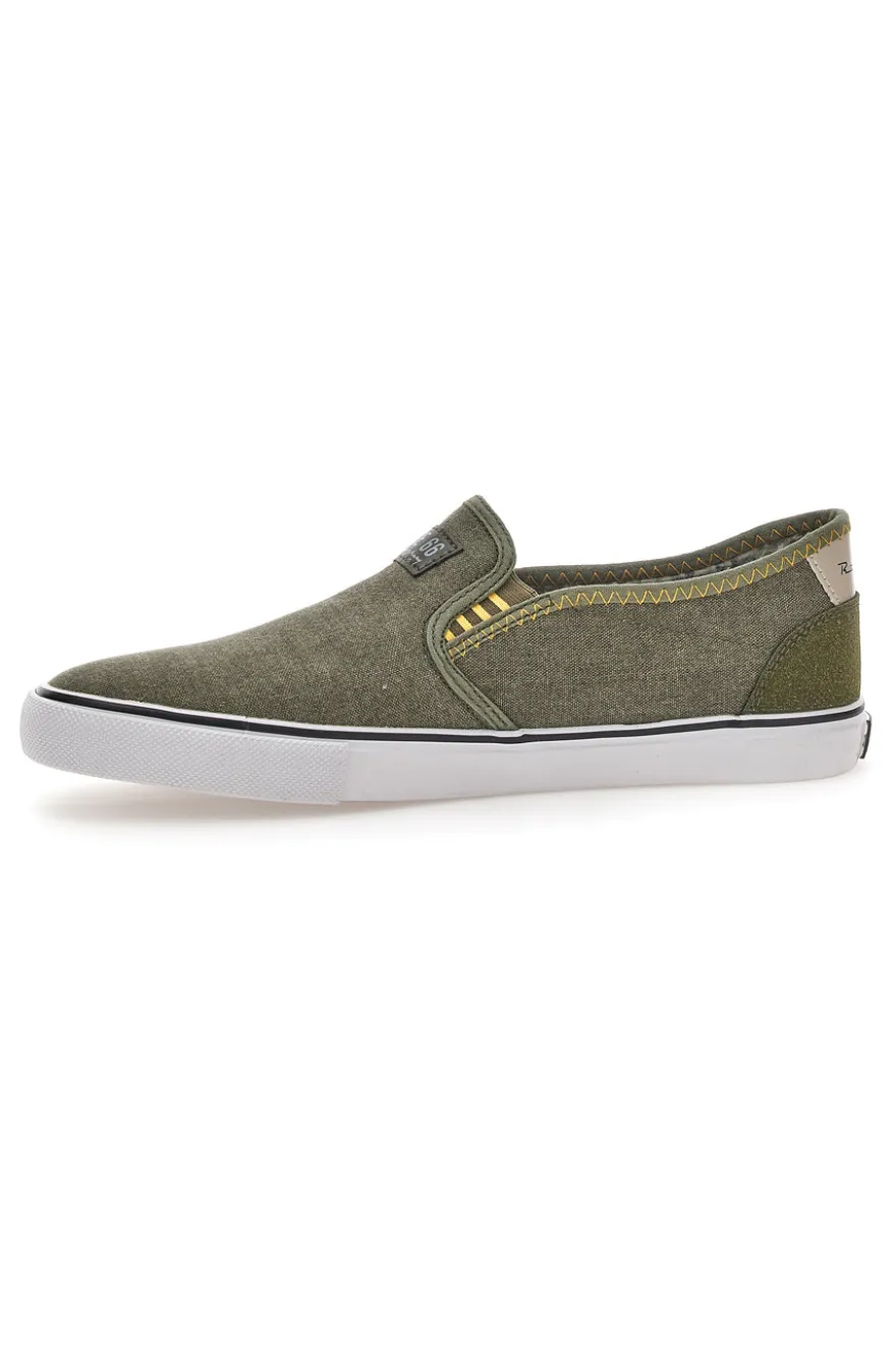 Sneakers Slip-on Route 66 21808 Verde Militare