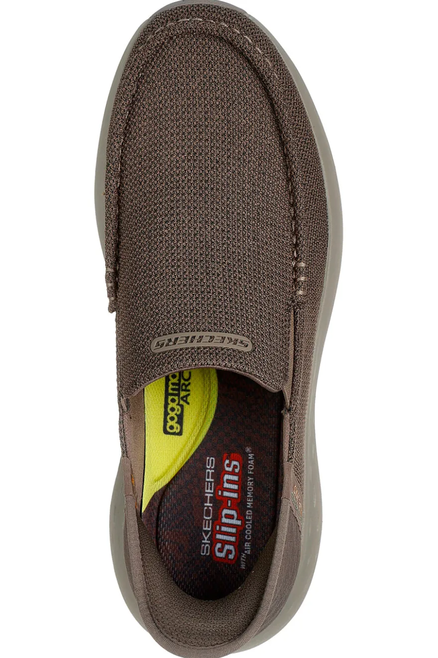 Sneakers Slip-On Taupe Skechers Hands Free Slip-ins Relaxed Fit: Parson - Ralven