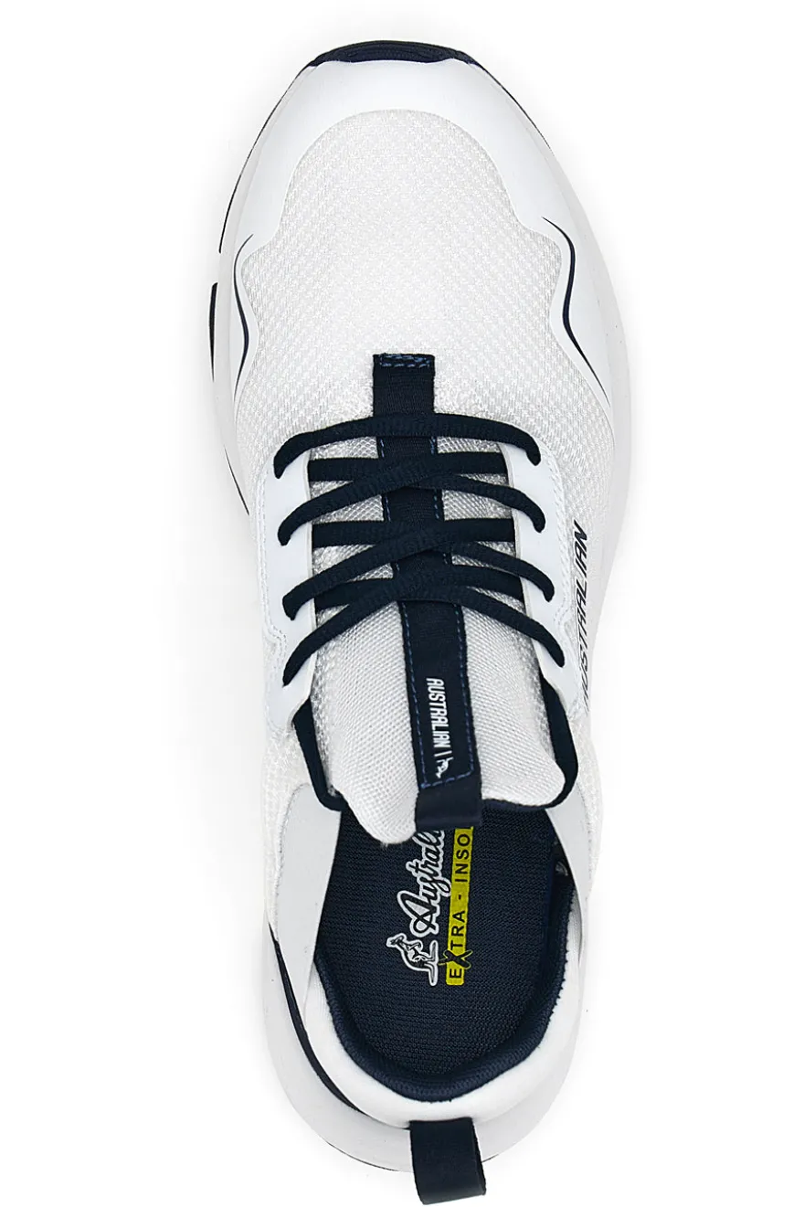 Sneakers Sportive Bianche-Blu Autralian Trainy