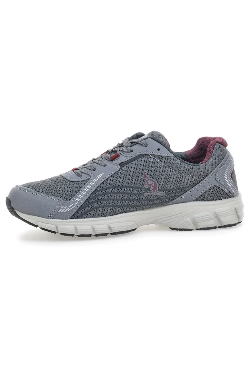 Sneakers Sportive Grigie e Bordeaux AUSTRALIAN AU24M110