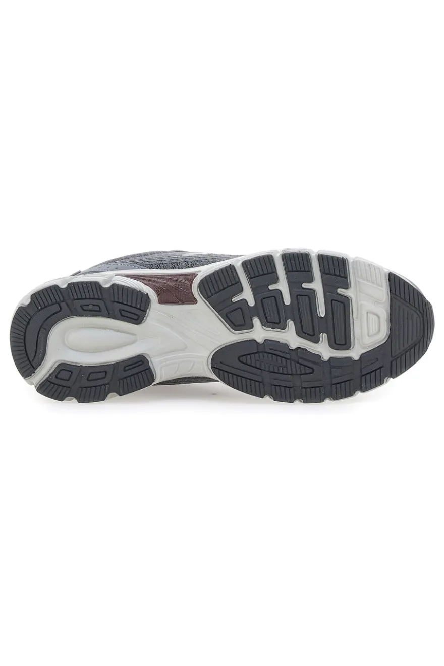 Sneakers Sportive Grigie e Bordeaux AUSTRALIAN AU24M110