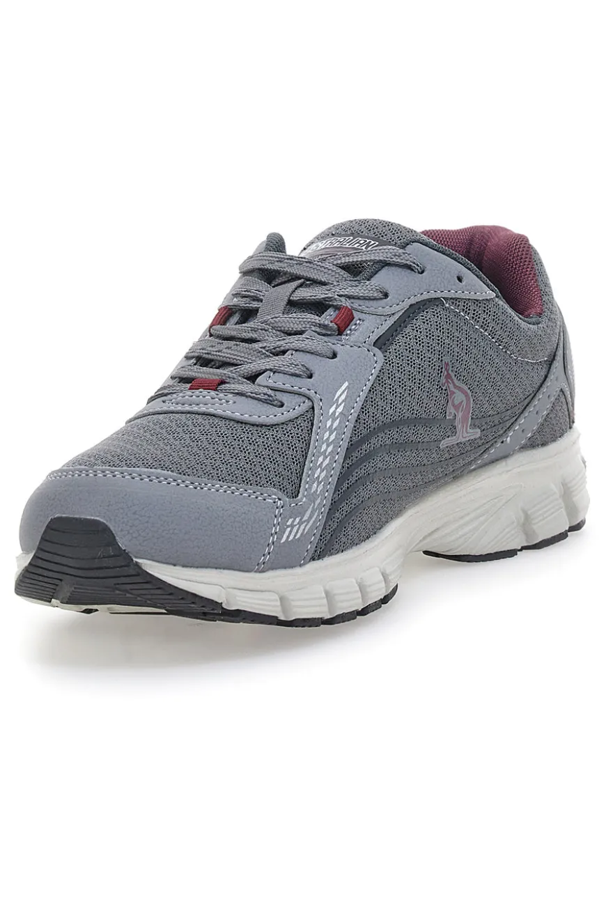 Sneakers Sportive Grigie e Bordeaux AUSTRALIAN AU24M110