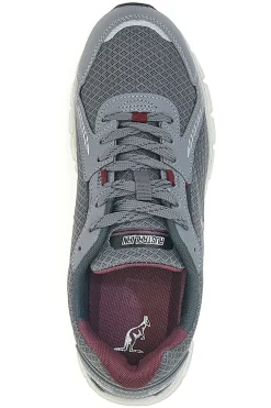 Sneakers Sportive Grigie e Bordeaux AUSTRALIAN AU24M110