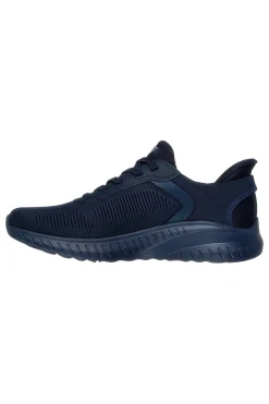 Sneakers sportive navy con Memory Foam e Slip-ins Skechers BOBS Squad Chaos Solid Step