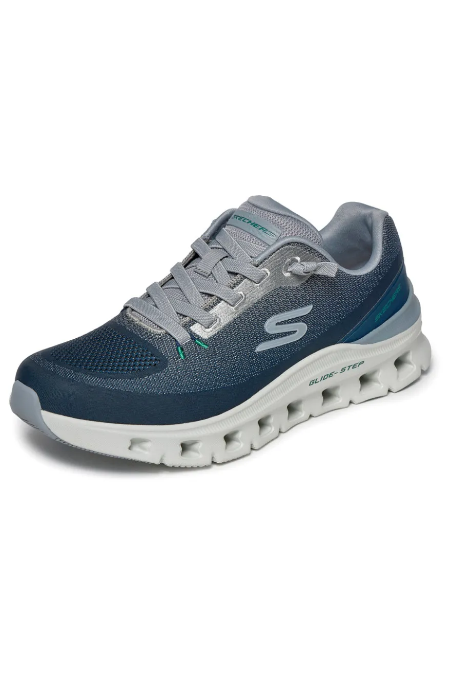 Sneakers sportive Navy in mesh engineered con relaxed fit Skechers Glide-Step Pro Waverra