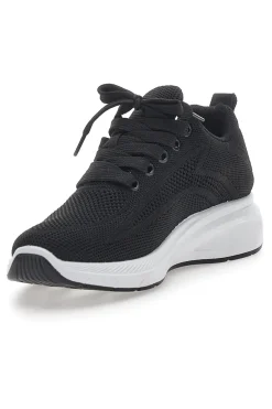 Sneakers Sportive Nere con Tomaia in Mesh THE FIRST ACTIVE TF68