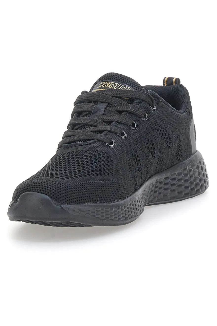 Sneakers Sportive Nere con Soletta Memory Foam AUSTRALIAN AU24W513