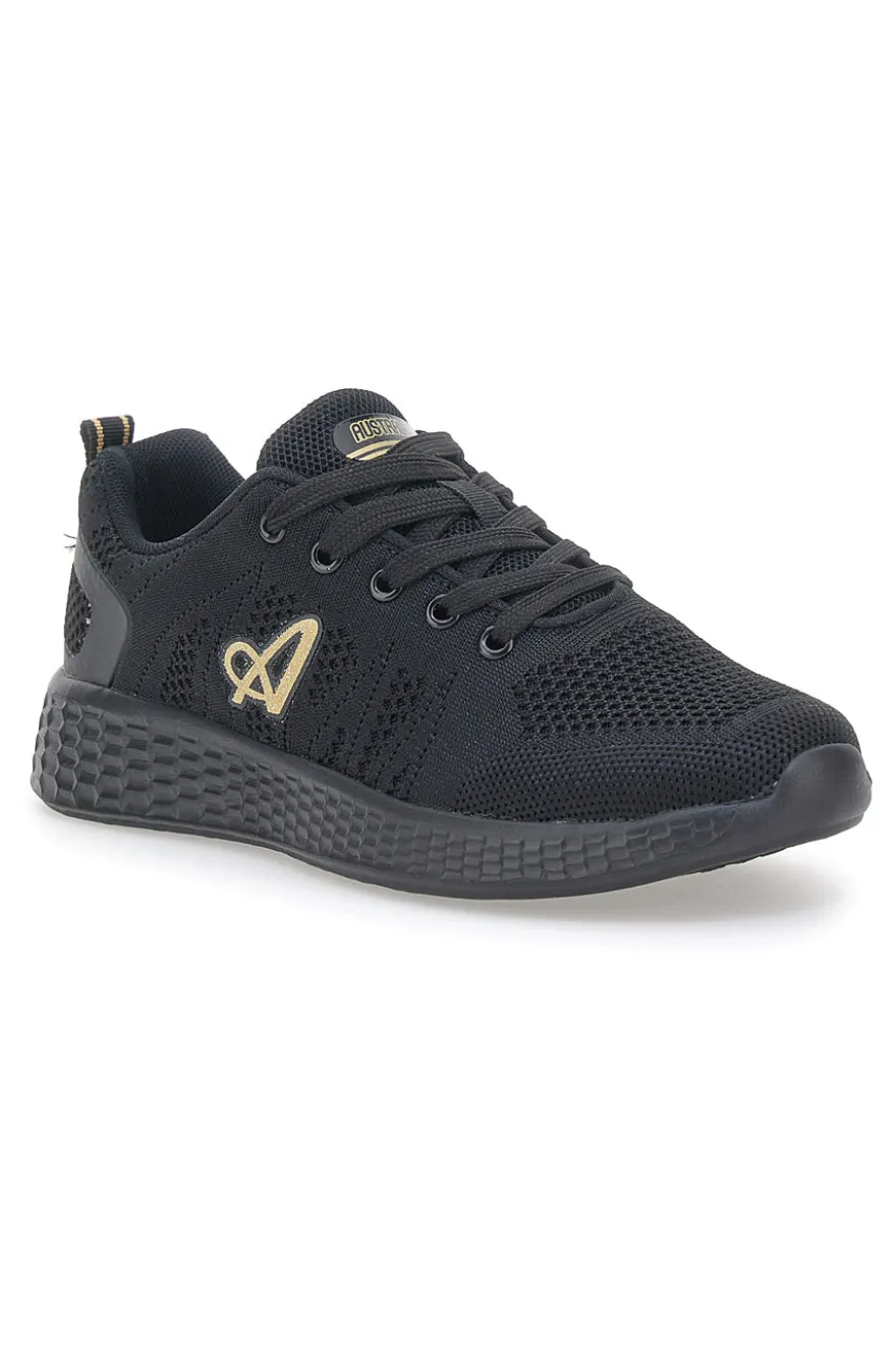 Sneakers Sportive Nere con Soletta Memory Foam AUSTRALIAN AU24W513