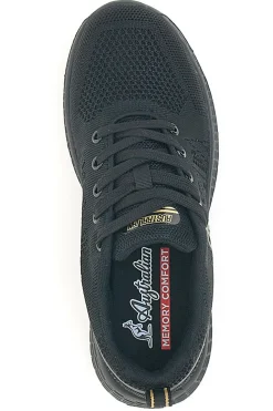 Sneakers Sportive Nere con Soletta Memory Foam AUSTRALIAN AU24W513