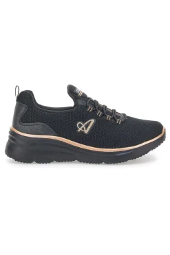 Sneakers Sportive Nere con Dettagli Oro Rosa AUSTRALIAN AUX2W505