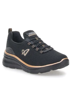 Sneakers Sportive Nere con Dettagli Oro Rosa AUSTRALIAN AUX2W505