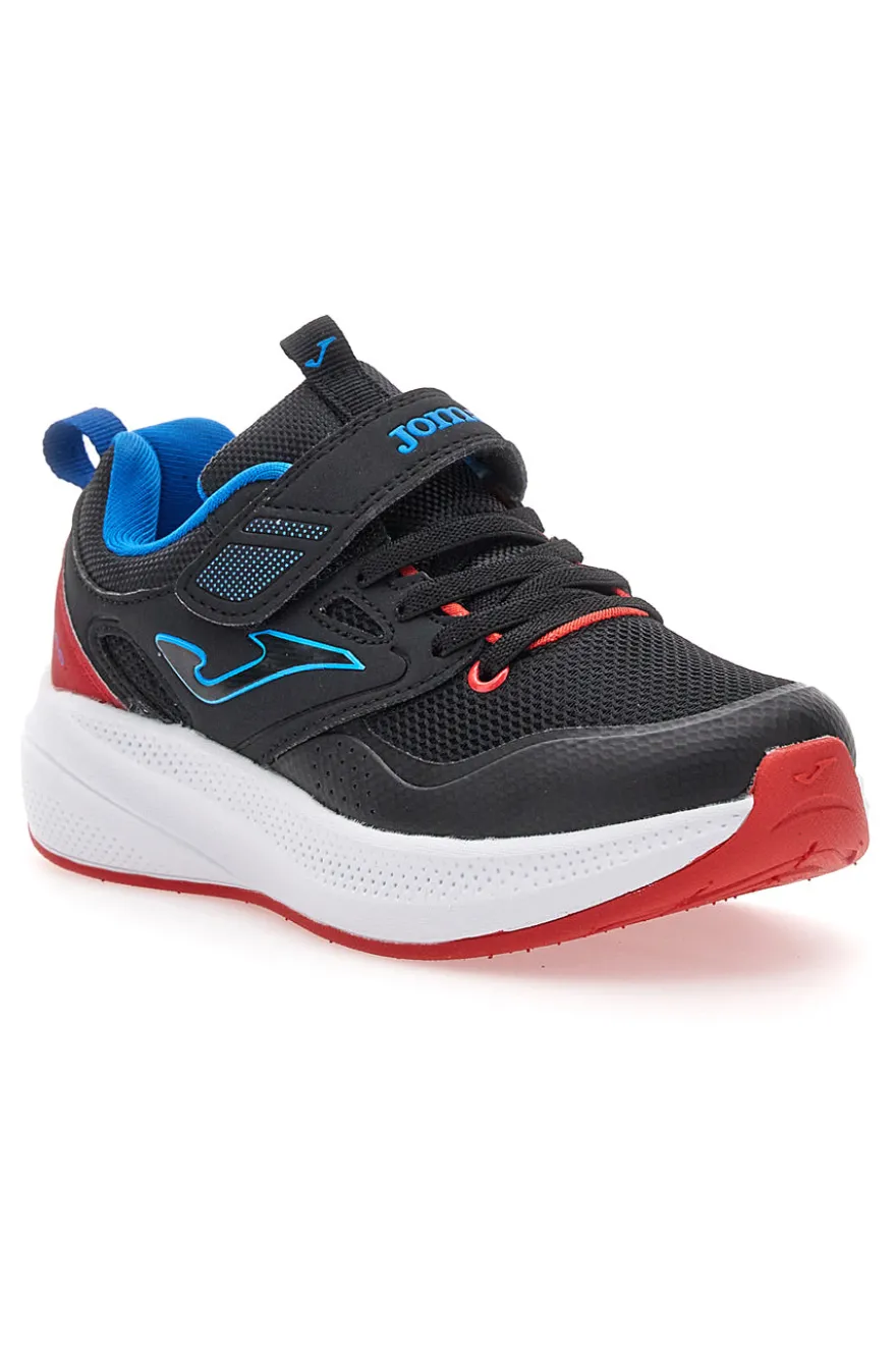 Sneakers Sportive Nere Con Velcro Joma Ferro JR 2429