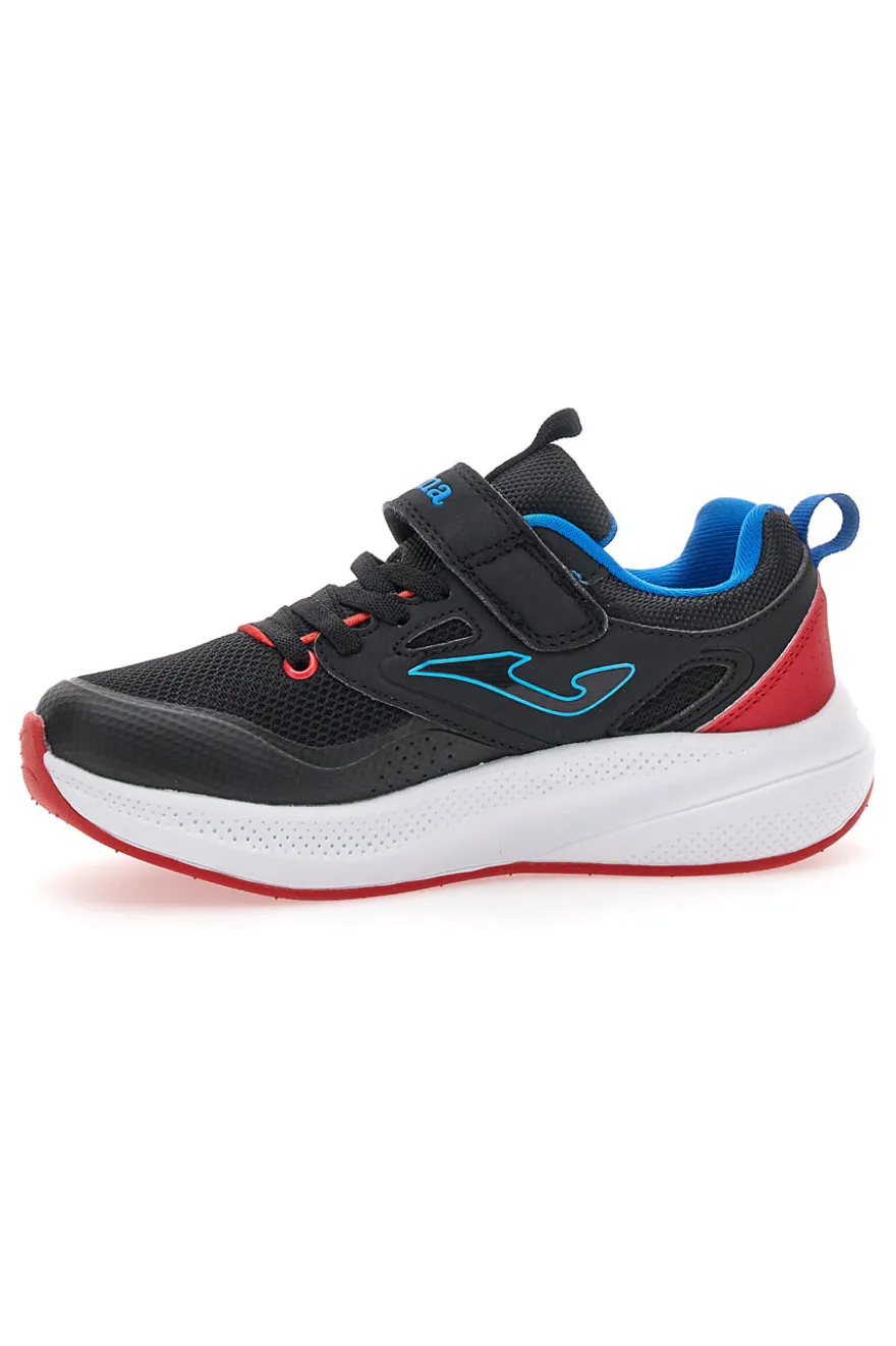 Sneakers Sportive Nere Con Velcro Joma Ferro JR 2429