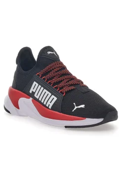 Sneakers Sportive Nere e Rosse Puma Softride Premier Slip-On JR