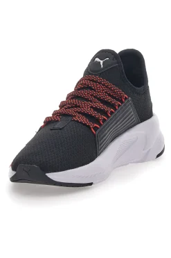Sneakers Sportive Nere e Rosse Puma Softride Premier Slip-On JR