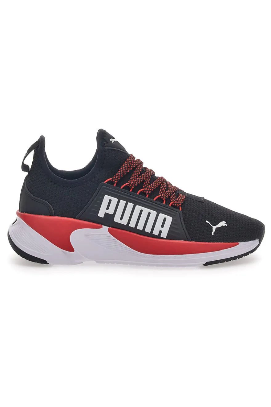 Sneakers Sportive Nere e Rosse Puma Softride Premier Slip-On JR