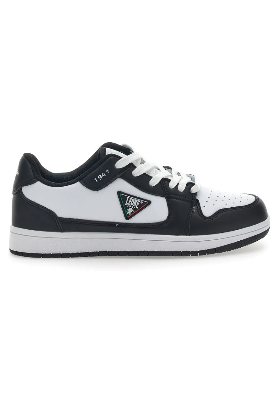 Sneakers Sportive Nere e Bianche Leone 35