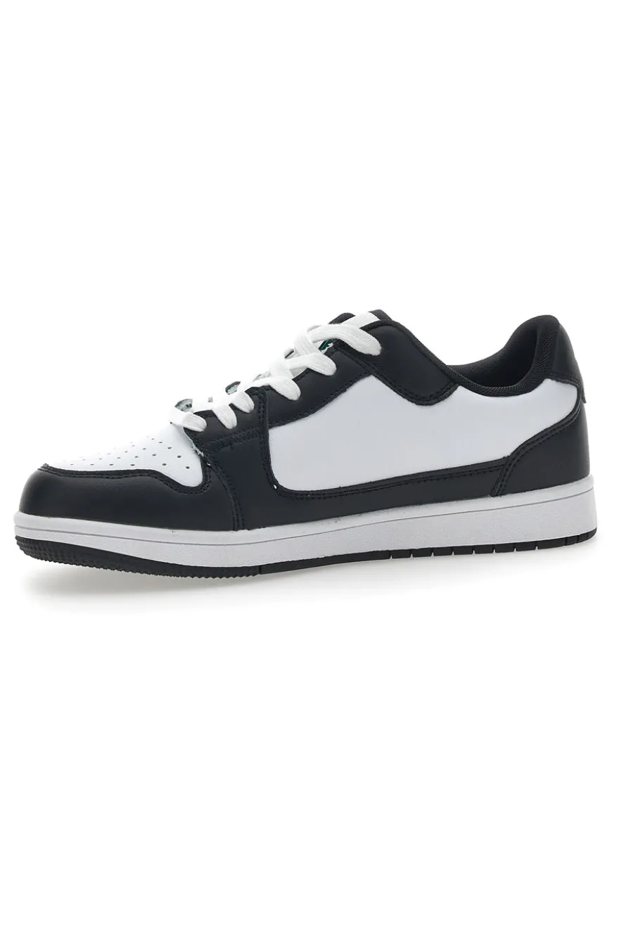 Sneakers Sportive Nere e Bianche Leone 35