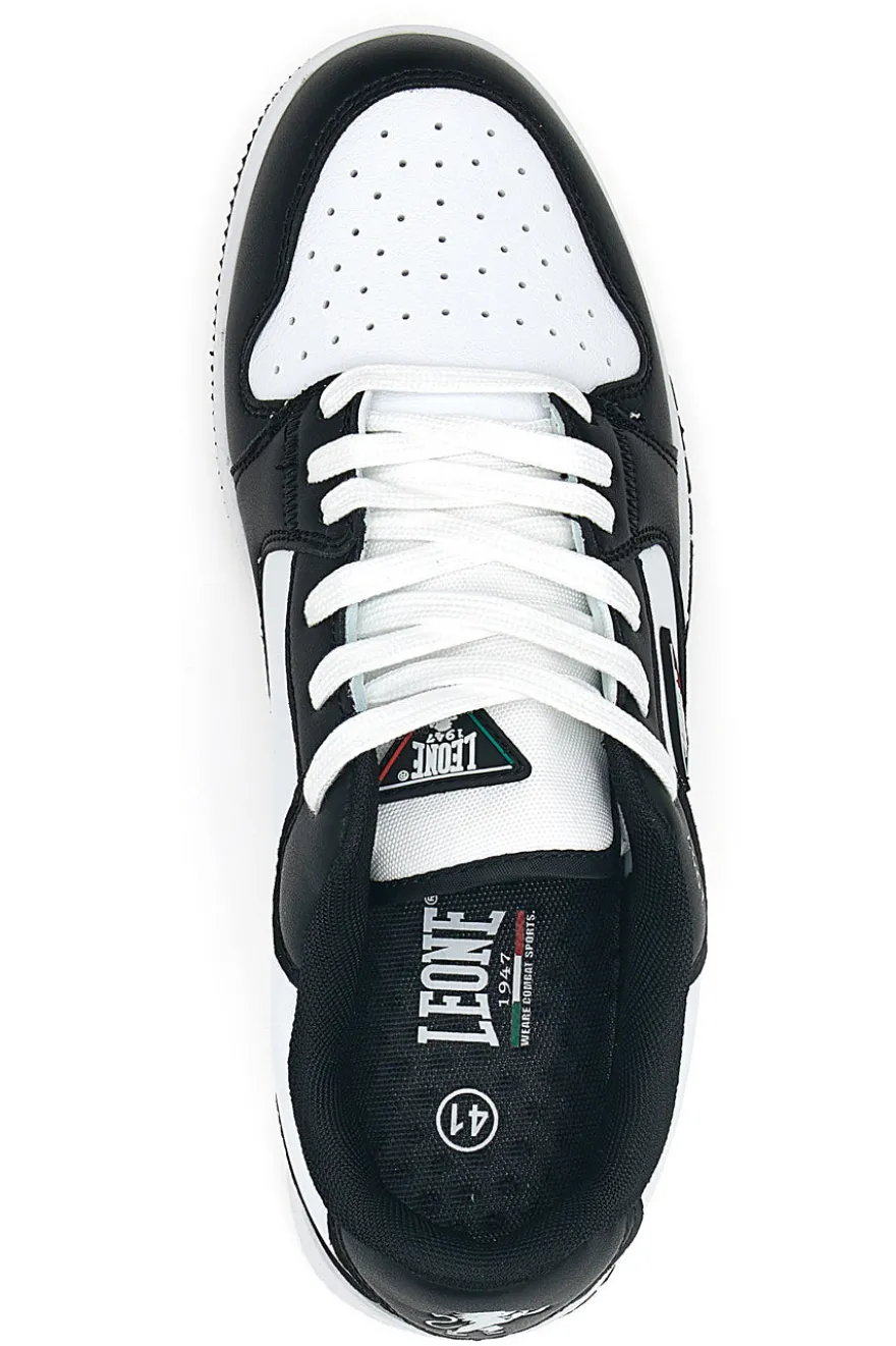 Sneakers Sportive Nere e Bianche Leone 35
