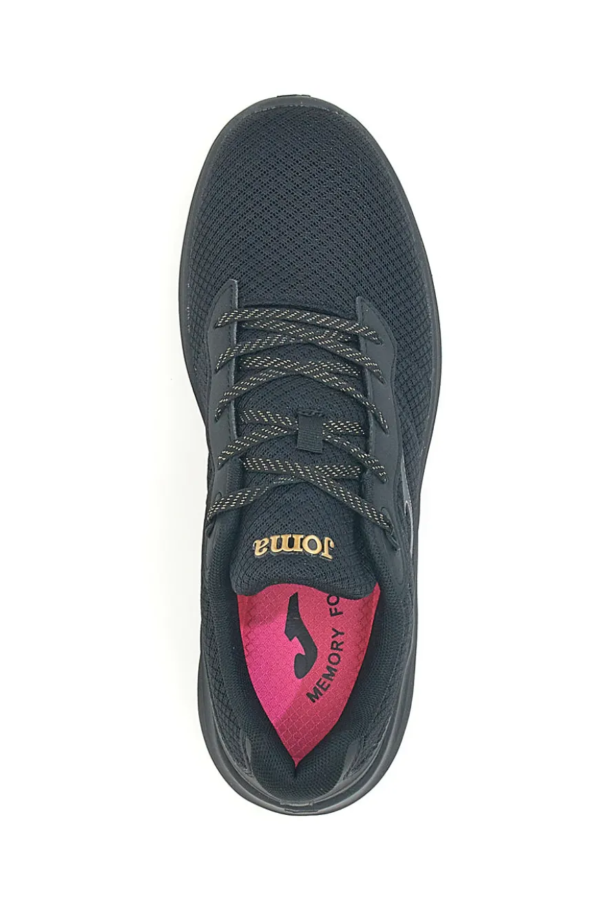 Sneakers Sportive Nere In Mesh con lacci Joma N-100 Lady 2421
