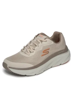Sneakers sportive Taupe in mesh engineered con relaxed fit Skechers Dlux Walker 3.0 Bravik