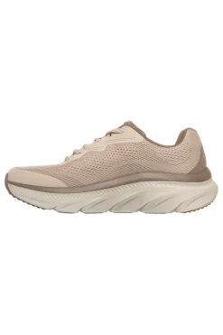 Sneakers sportive Taupe in mesh engineered con relaxed fit Skechers Dlux Walker 3.0 Bravik