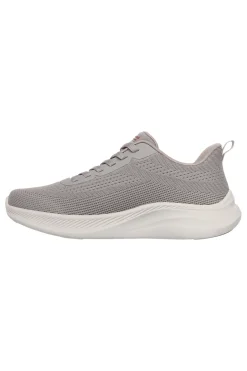 Sneakers sportive Taupe in knit con memory foam Skechers Bobs Moda Flex