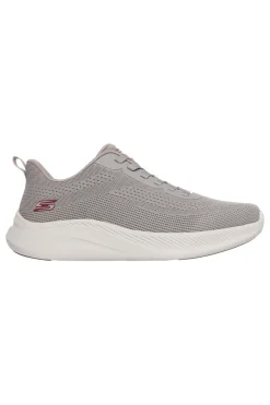 Sneakers sportive Taupe in knit con memory foam Skechers Bobs Moda Flex