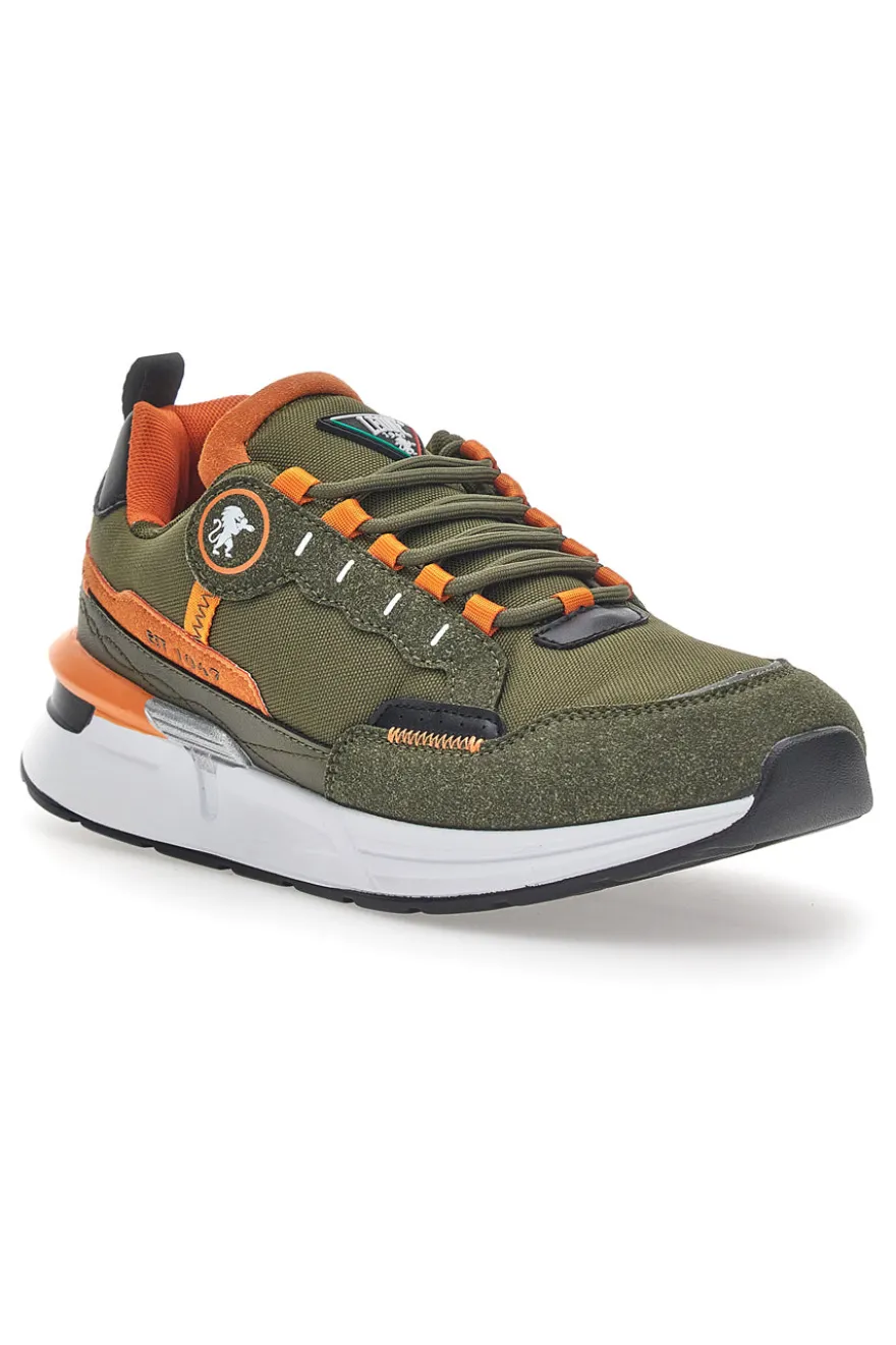 Sneakers Sportive Verde Oliva Leone 127