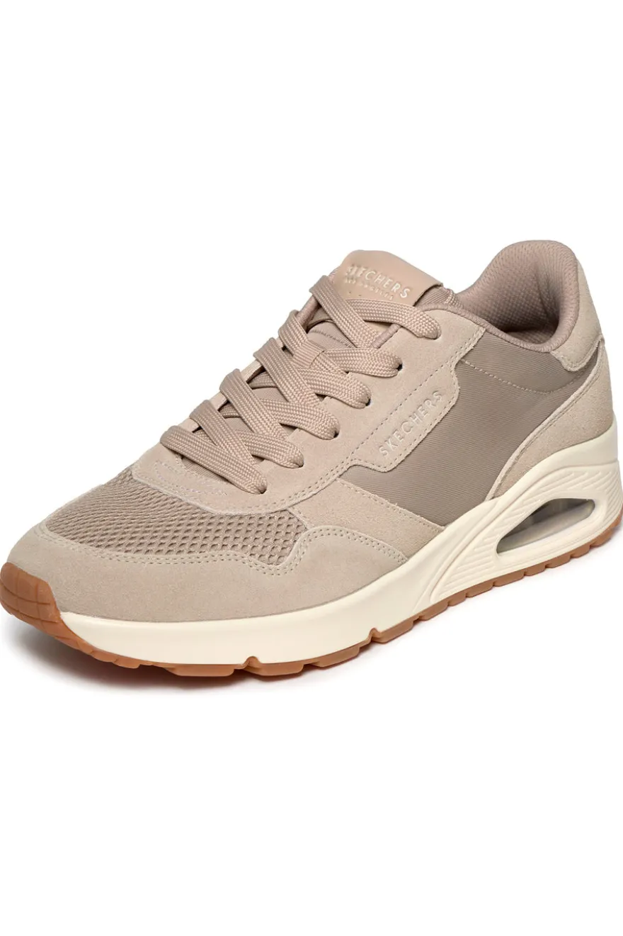 Sneakers taupe Air-Cooled Memory Foam Skechers Uno Vintage Air
