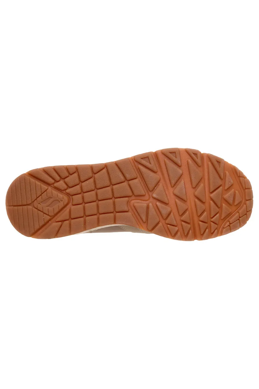 Sneakers taupe Air-Cooled Memory Foam Skechers Uno Vintage Air