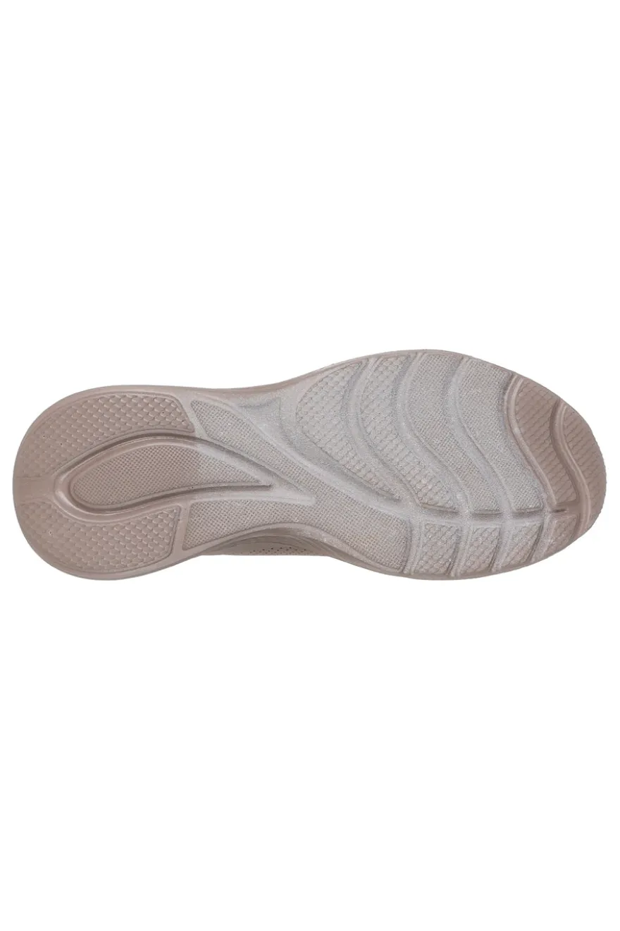 Sneakers taupe con dettagli traforati Skechers Bobs Squad Waves Just Wading