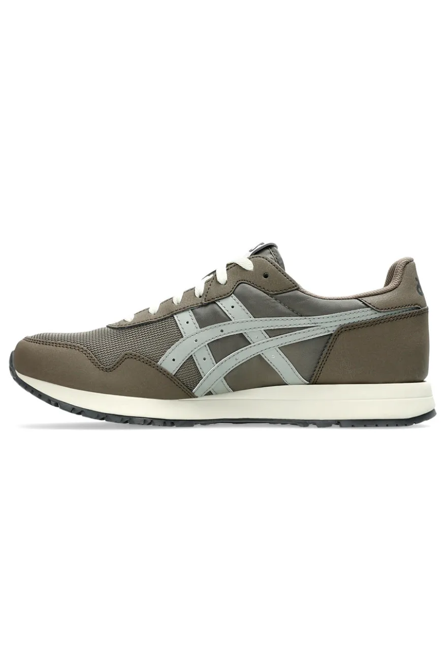Sneakers Taupe con Dettagli Laterali Grigi ASICS TIGER RUNNER II