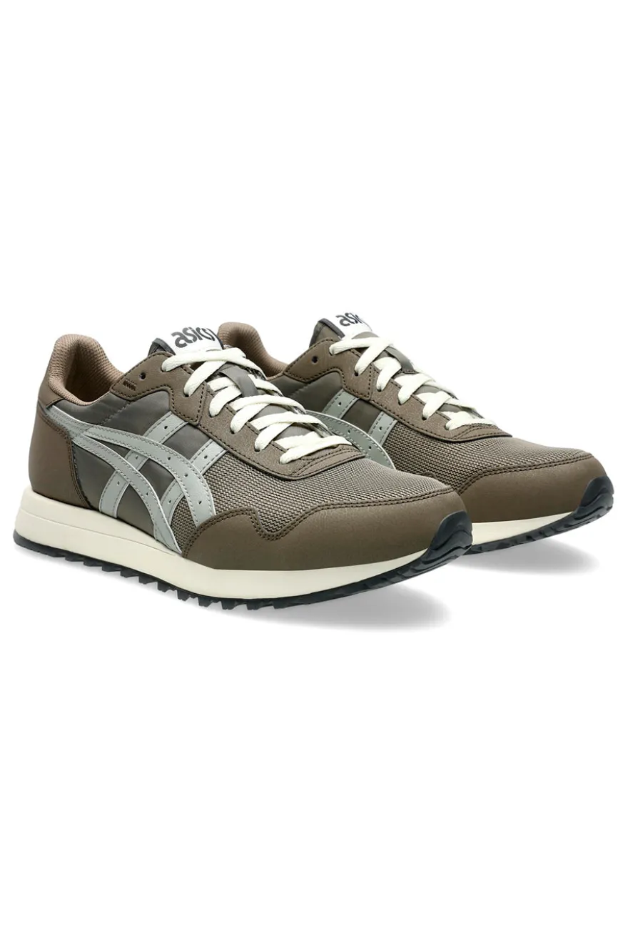Sneakers Taupe con Dettagli Laterali Grigi ASICS TIGER RUNNER II