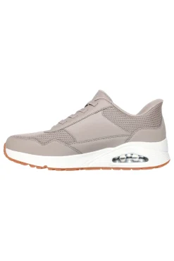 Sneakers Taupe con suola Bianca SKECHERS Street Hands Free Slip-ins: Uno Bankia