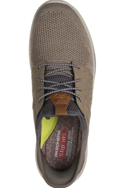 Sneakers Taupe da Uomo Skechers Slade Ocon