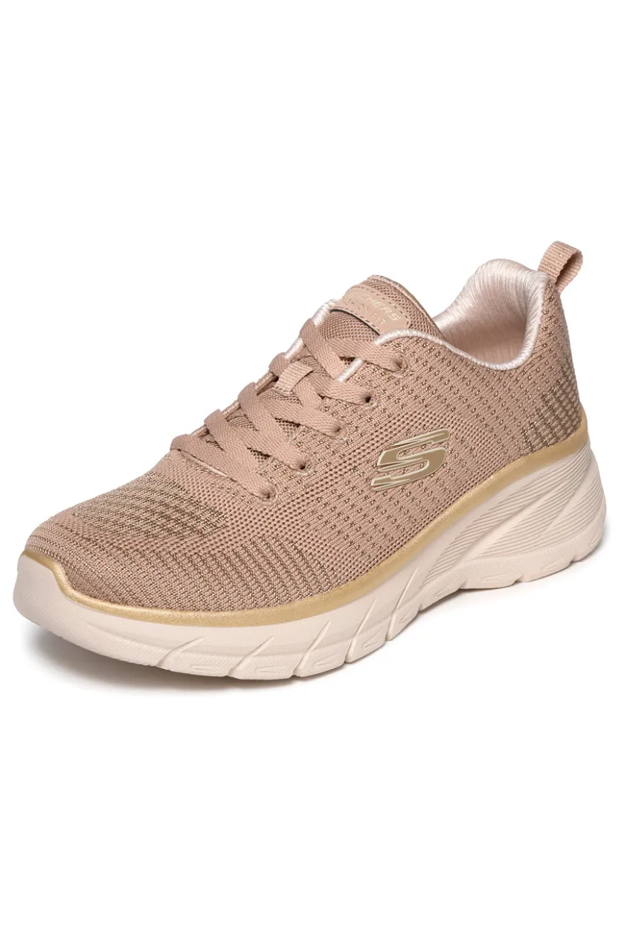 Sneakers taupe in knit con Memory Foam Skechers Fashion Fit 2.0 Moonlight Glow