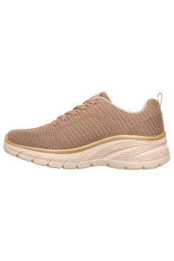 Sneakers taupe in knit con Memory Foam Skechers Fashion Fit 2.0 Moonlight Glow