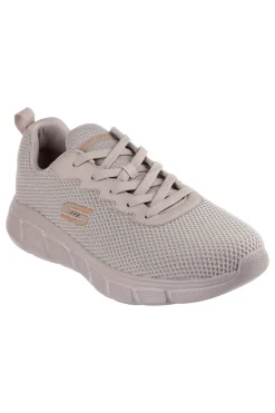 Sneakers taupe knit ammortizzate Skechers BOBS B Flex Chill Edge