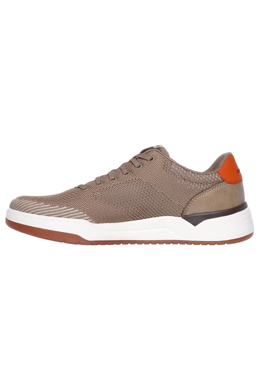 Sneakers taupe knit con Air-Cooled Memory Foam Skechers Corliss Dorset