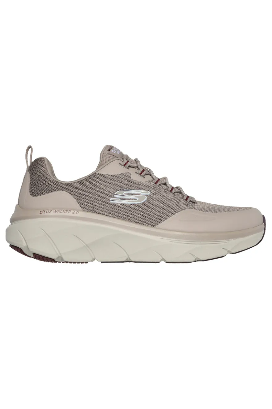 Sneakers Taupe Skechers D'Lux Walker 2.0-Steadyway