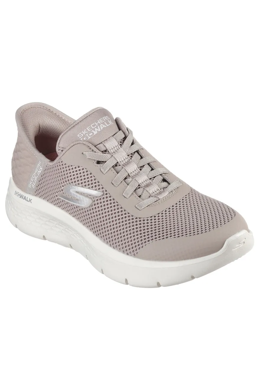 Sneakers Taupe Skechers Hands Free Slip-ins GO WALK Flex - Grand Entry