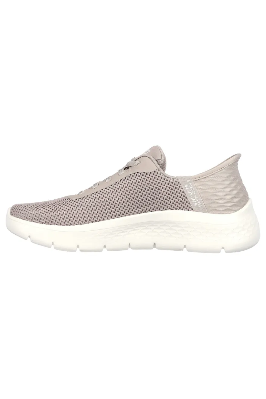 Sneakers Taupe Skechers Hands Free Slip-ins GO WALK Flex - Grand Entry
